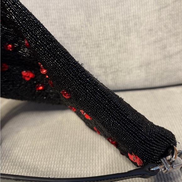 STAUD Timmy Floral Beaded Shoulder Bag - Picture 10 of 11